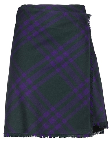 BURBERRY PRORSUM Mini skirt Purple 100% Wool