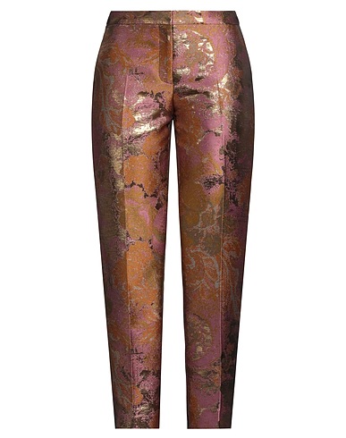 DRIES VAN NOTEN Casual pants Rust 92% Polyester, 8% Polyamide