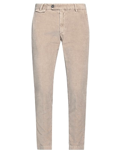 MESSAGERIE Casual pants PATRIZIO PISCAGLIA Khaki 98% Cotton, 2% Elastane
