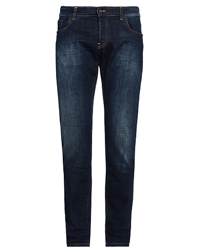 MESSAGERIE Denim trousers Blue 98% Cotton, 2% Elastane