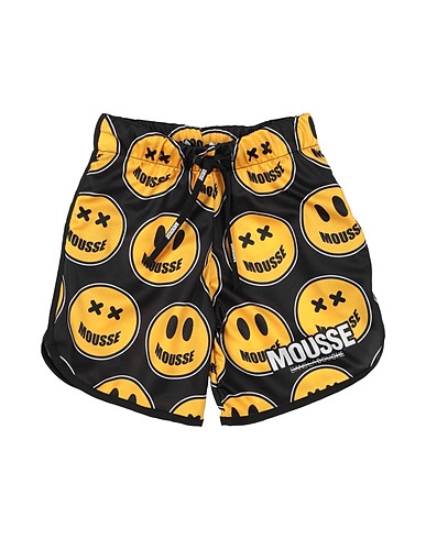 MOUSSE DANS LA BOUCHE Shorts & Bermuda Nero 100% Poliestere