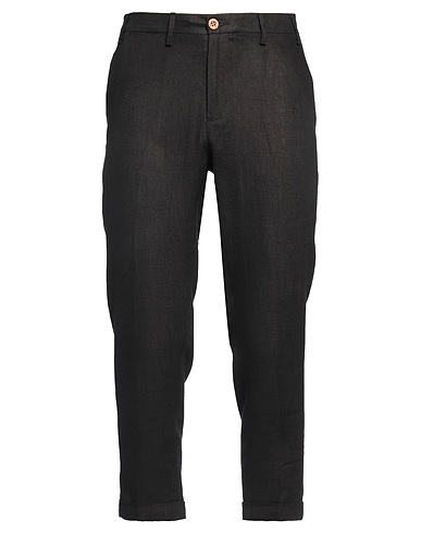 EREDI DEL DUCA Chinos Nero 100% Lino
