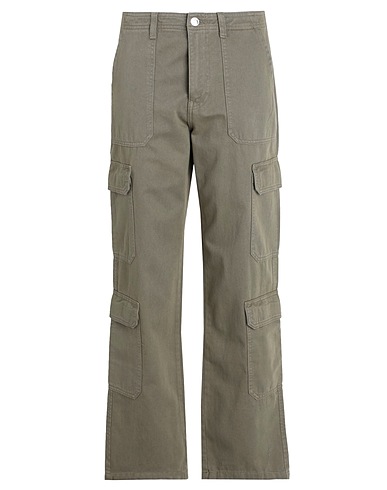 ONLY Casual trouser Military green 50% Cotton, 50% Organic cotton