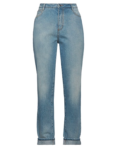 ERMANNO SCERVINO Denim trousers Blue 100% Cotton