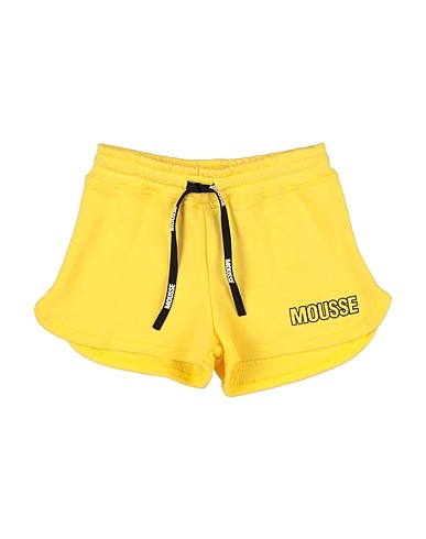 MOUSSE DANS LA BOUCHE Shorts & Bermuda Giallo 100% Cotone