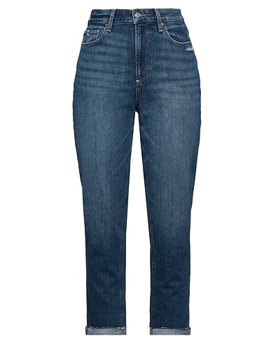 PAIGE Denim trousers Blue 98% Cotton, 2% Elastane