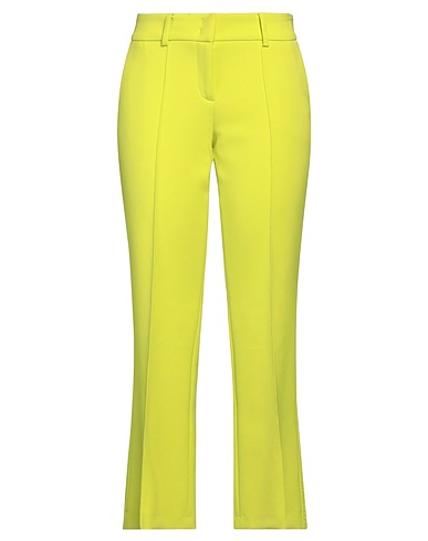 CAMBIO Casual pants Lime green 63% Polyester, 27% Viscose, 7% Cotton, 3% Elastane