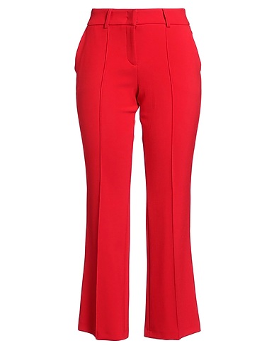 CAMBIO Hosen Rot 63% Polyester, 27% Viskose, 7% Baumwolle, 3% Elastan