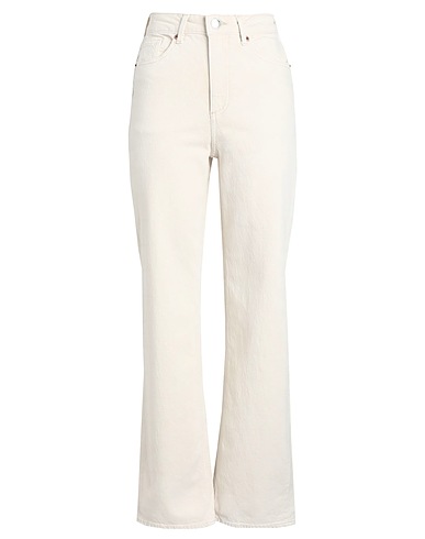 VERO MODA Denim pants Ivory 79% Cotton, 20% Recycled cotton, 1% Elastane