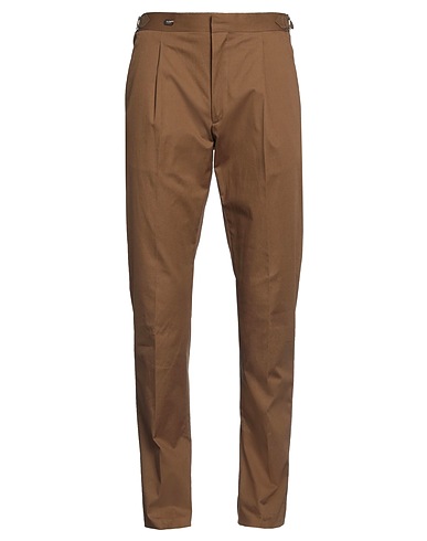 MOORER Casual trouser Khaki 97% Cotton, 3% Elastane