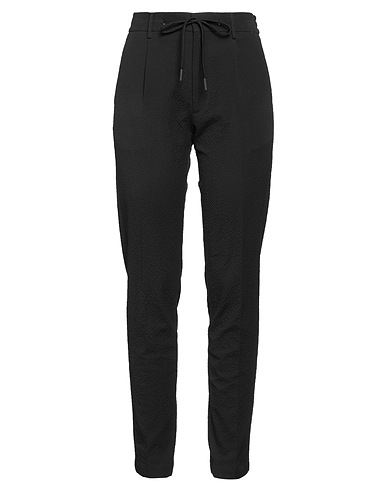 BERWICH Casual pants Black 97% Cotton, 3% Elastane