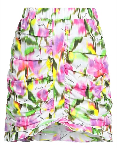 LE VOLIÈRE Mini skirt White 100% Cotton