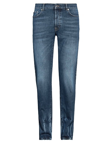 ICEBERG Denim trousers Blue 99% Cotton, 1% Elastane