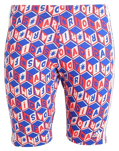 ADIDAS x FARM RIO Shorts & Bermudas FARM BIKE SHORT
 Blau 93% Baumwolle, 7% Elastan