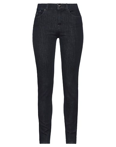 MOORER Denim trousers Blue 90% Cotton, 7% Polyester, 3% Elastane