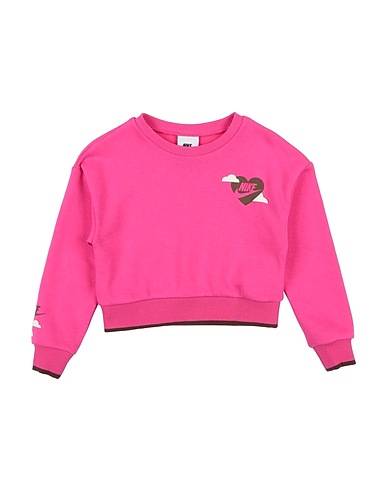 NIKE Sweatshirt SWEET SWOOSH CREW
 Fuchsia 60% Cotton, 40% Polyester