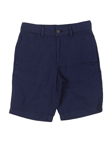 POLO RALPH LAUREN Shorts & Bermuda Straight Fit Linen-Cotton Short
 Midnight blue 53% Linen, 47% Cotton