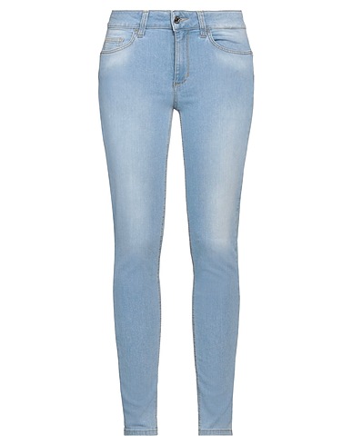 LIU •JO Denim trousers Blue 98% Cotton, 2% Elastane