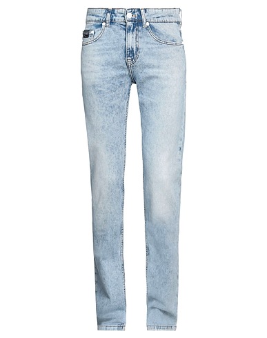 VERSACE JEANS COUTURE Denim trousers Blue 98% Cotton, 2% Elastane