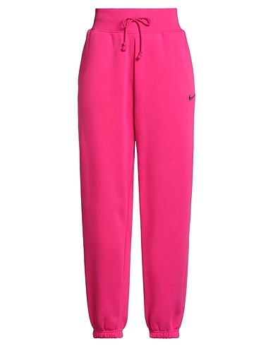 NIKE Casual pants Fuchsia 80% Cotton, 20% Polyester