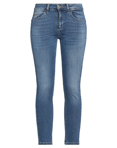 LIU •JO Denim trousers Blue 98% Cotton, 2% Elastane