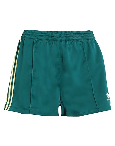 ADIDAS ORIGINALS Shorts & Bermuda 3S SATIN SHORT
 Emerald green 97% Recycled polyester, 3% Elastane