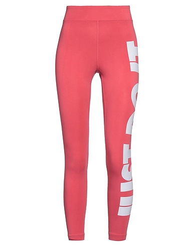 NIKE Leggings Pink 61% Cotton, 33% Polyester, 6% Elastane