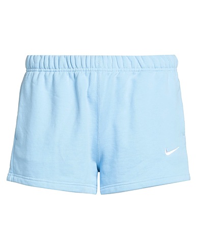 NIKE Shorts & Bermudas Hellblau 88% Baumwolle, 12% Polyester