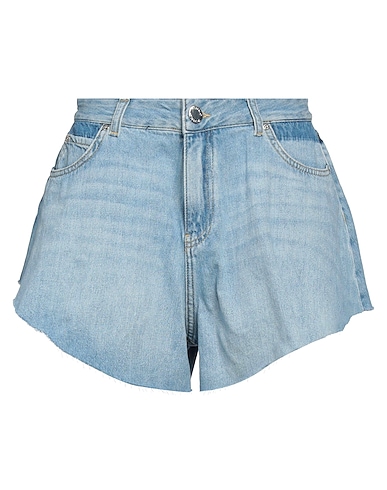 PINKO Denim shorts DENIM BLU 100% Cotton