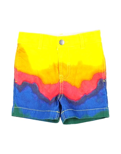 STELLA McCARTNEY KIDS Shorts & Bermuda Yellow 98% Cotton, 2% Elastane