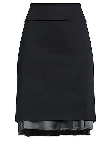 COAST WEBER & AHAUS Mini skirt Black 97% Cotton, 3% Elastane