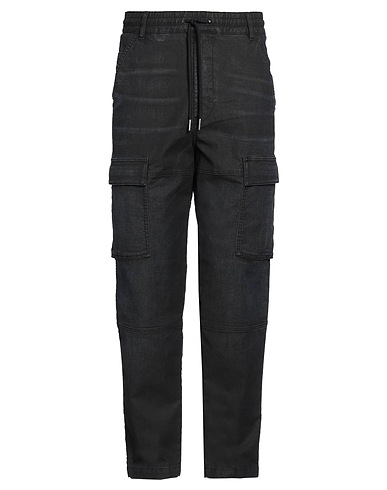 DIESEL Denim pants Black 97% Cotton, 3% Elastane