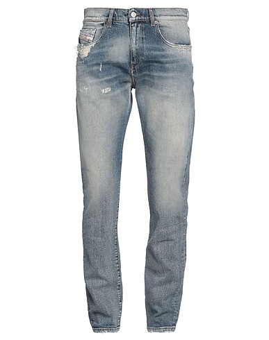 DIESEL Denim trousers Blue 79% Cotton, 20% Hemp, 1% Elastane