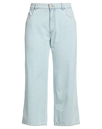 MASON'S Denim trousers Blue 100% Cotton