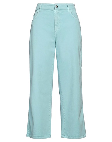 MASON'S Denim pants Sky blue 98% Cotton, 2% Elastane