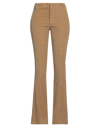 DONDUP Casual trouser Camel 62% Cotton, 36% Lyocell, 2% Elastane