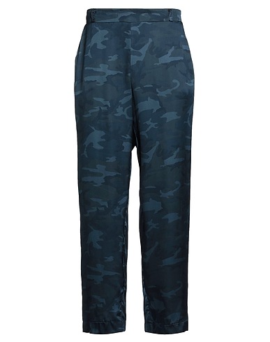 SANDRO FERRONE Pantalone Blu navy 100% Viscosa