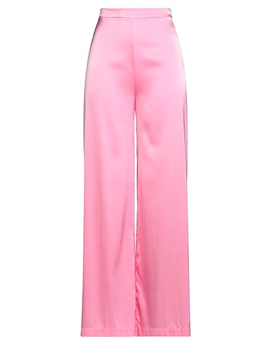 JUCCA Casual trouser Pink 94% Silk, 6% Elastane