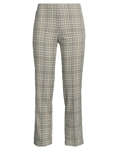 SANDRO FERRONE Casual trouser Lime green 78% Polyester, 19% Viscose, 3% Elastane