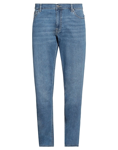 HARMONT & BLAINE Denim trousers Blue 99% Cotton, 1% Elastane