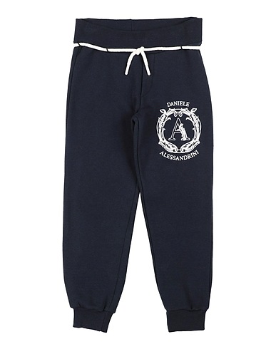 DANIELE ALESSANDRINI Casual trouser Midnight blue 95% Cotton, 5% Elastane