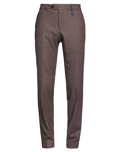 MANUEL RITZ Pantalone Testa di moro 47% Lana, 44% Poliestere, 4% Cachemire, 4% Poliammide, 1% Elastan