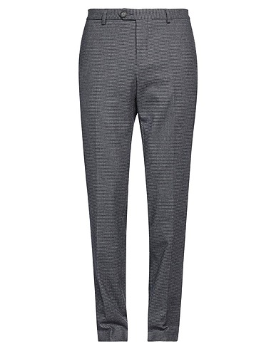 MANUEL RITZ Casual trouser Midnight blue 47% Wool, 44% Polyester, 4% Cashmere, 4% Polyamide, 1% Elastane