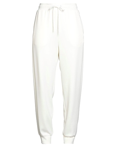MAX MARA Casual pants White 48% Polyester, 48% Viscose, 4% Elastane