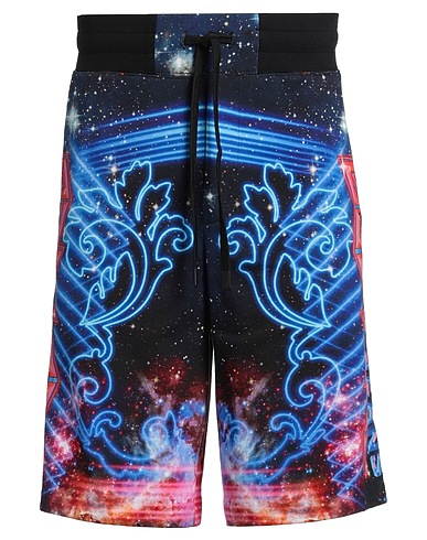 VERSACE JEANS COUTURE Shorts & Bermuda Black 100% Cotton, Elastane