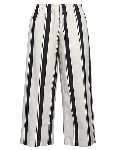 COLLECTION PRIVĒE? Casual trouser AVORIO 65% Cotton, 30% Polyester, 5% Other Fibres