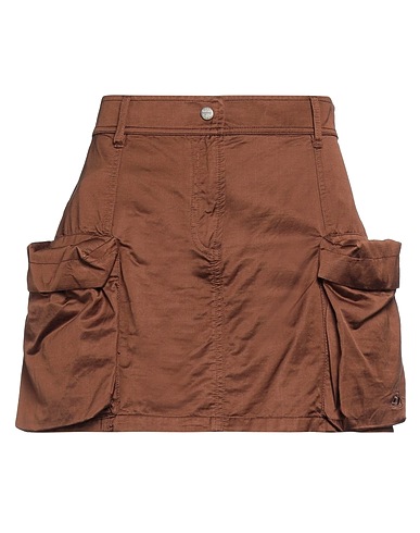 DIESEL Mini skirt Brown 60% Cotton, 40% Viscose