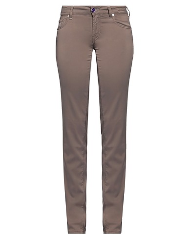 JACOB COHЁN Casual trouser Khaki 67% Viscose, 31% Cotton, 2% Elastane