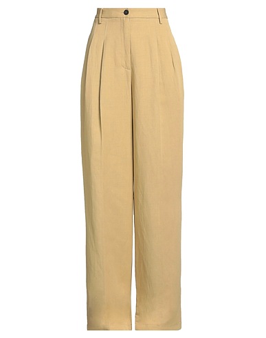 ROBERTO COLLINA Hosen Kamel 68% Viskose, 32% Leinen, Baumwolle