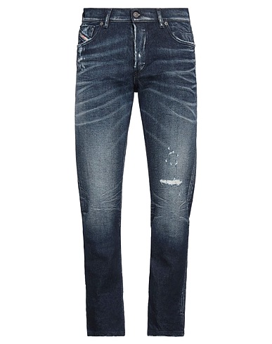 DIESEL Denim trousers Blue 79% Cotton, 20% Hemp, 1% Elastane